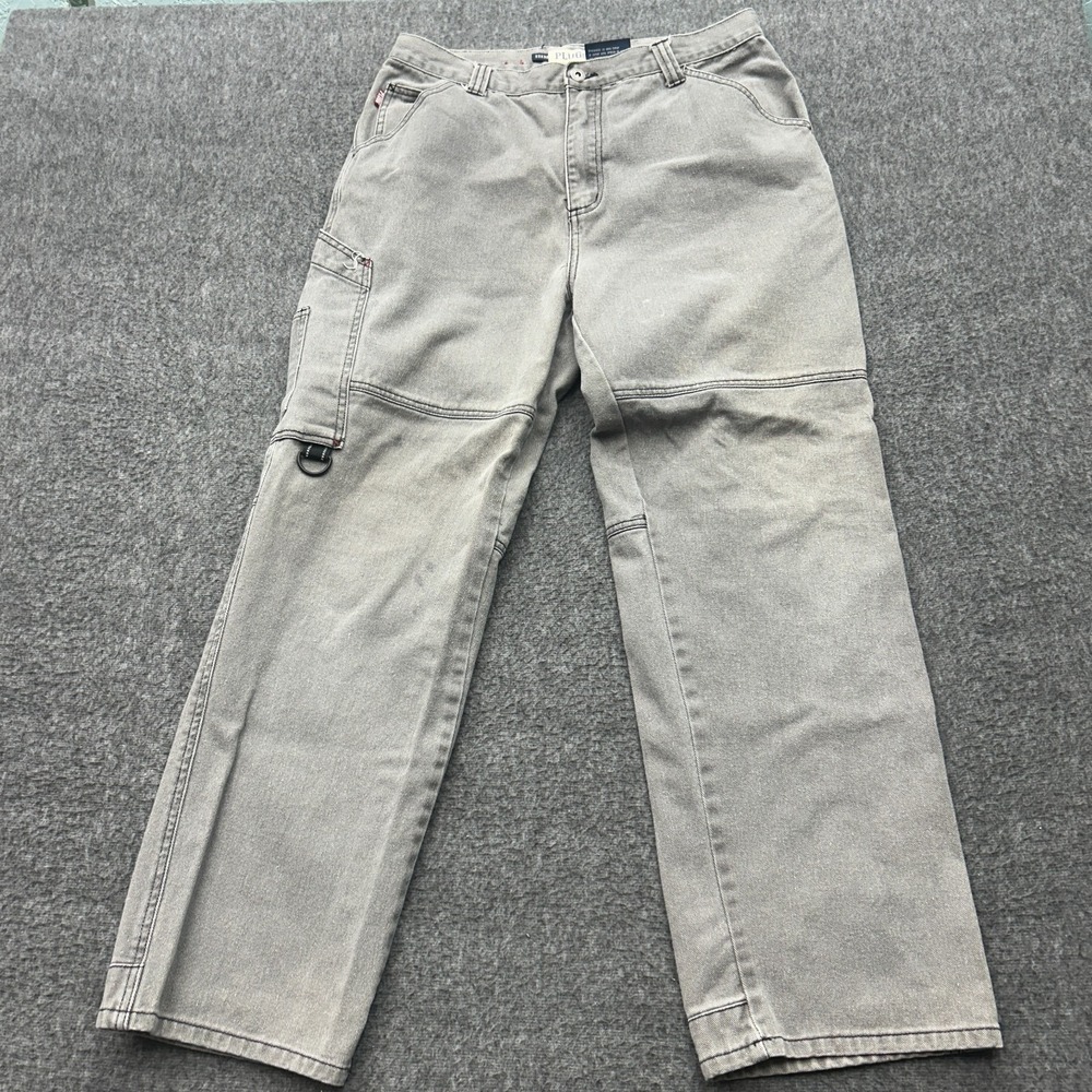 Vintage Plugg Jeans Cargo Pants 33x32 (33x30) Baggy Utility Skater Wide 90s‎ y2k